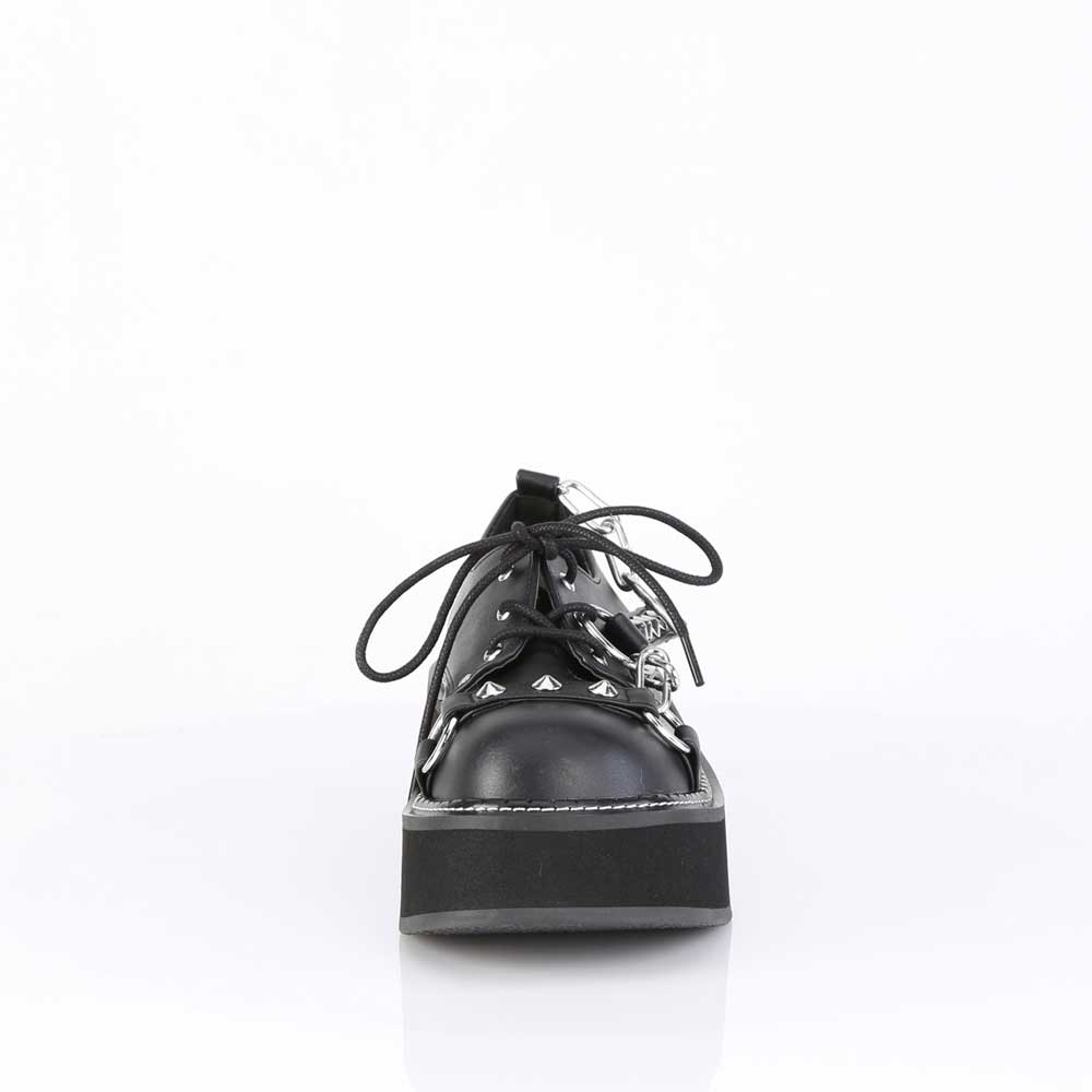 DemoniaCult - EMILY-32 Low shoes - Black